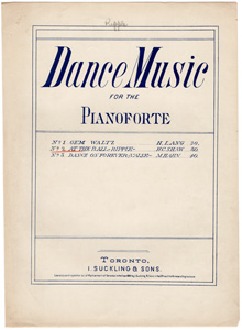 Dance Music for the Pianoforte